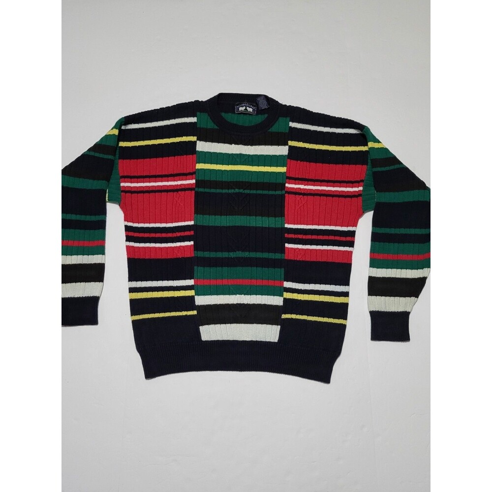 (#C) Vintage Woods & Gray Crewneck Knit Pullover Men’s XL Multiple Colors
